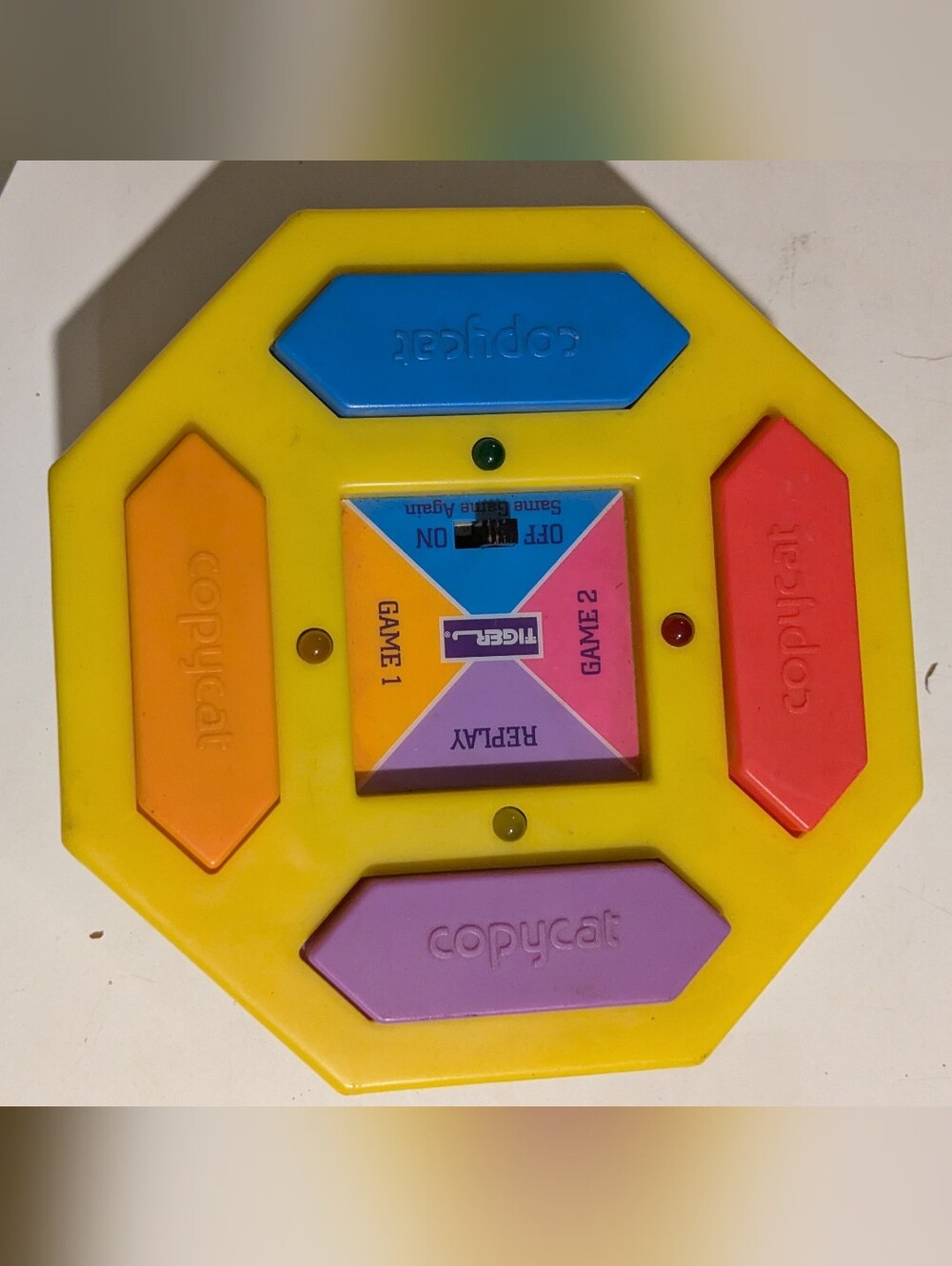 Vintage Tiger Copycat Electronic Memory Game - Clean, Tested, Works
